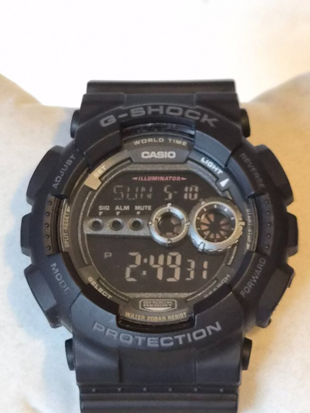 Casio G Shock Digital Matte Black